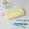 Estuche para Lápices Macarons de Alto Valor Nuevo Estilo Ins Portátil Gran Capacidad Bolsa de Almacenamiento Sencilla Bolsa para Papelería Lápiz