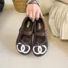 Sapatilhas Mary Jane Estilo Francês Femininas 2026 Outono Novo Versátil Bico Baixo Solado Macio Slip-on Sapatilhas de Ballet com Pelo