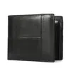 Nova 8064 Estilo Explosivo Retrô Carteira de Couro Multifuncional Masculina Couro Cera de Abelha Curta de Couro Horizontal Masculina Couro de Vaca Curta