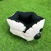 Almohada Inflable en Forma de U para Cuello Almohada de Cuello Portátil Compacta y Fácil de Guardar Almohada de Cuello para Viaje Coche Avión Almohada Inflable