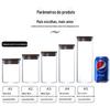 Jar selado Calor resistente frasco de armazenamento de vidro com tampa de grau alimentício selado à prova de umidade cereais de cozinha doméstica frasco de armazenamento de chá