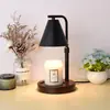 Lámpara de Aromaterapia con Temporizador de Atenuación de Madera Maciza, Lámpara para Derretir Cera de Aromaterapia, Lámpara de Vela, Lámpara para Derretir Velas, Decoración de Dormitorio, Lámpara de Mesa Ambiental