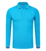 Nuevas camisetas tipo polo de manga larga, ropa de trabajo con cuello, camisas culturales, camisetas publicitarias, impresión de logotipos, compras corporativas y uniformes para grupos