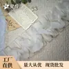 Encaje plisado tridimensional de gasa de doble capa de 5 cm, ribete, para Juguete Hecho a Mano DIY, Ropa, Dobladillo de Falda Lolita