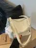 Bolso de Mujer 2025 Nuevo Transfronterizo Nicho Verano Versátil Bolso de Hombro Cruzado Mochila Portátil Simple de Moda para Mujer