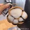 Internet Transfronterizo Red Explosiones Imitación Piel de Visón Pata de Gato Colgante de Felpa Colgante para Bolso Llavero para Coche Regalo Personalizado para las Fiestas