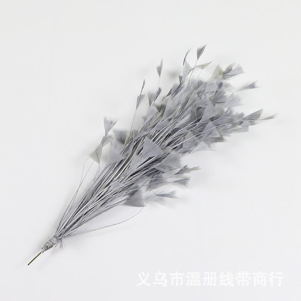 3 撕三角片羽毛花