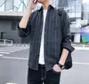 Camisa de Cuadros 2026 para Hombre, Estilo Otoño e Invierno, Camisa Casual Cálida de Manga Larga con Forro de Felpa, Engrosada, Camisa Moderna Estilo Coreano para Jóvenes, Venta al por Mayor