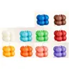 Vela Aromática Cubo de Rubik Sadoer Inglés Completo Celebrando Fiesta Navideña Multicolor Vela de Cumpleaños Comercio Exterior Transfronterizo Venta al por Mayor