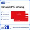 Cartão branco sem chip NFC cartão-presente cartão de membro cartão colorido de PVC cartão de fitness cartão de compras de supermercado cartão VIP impressão