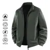 Chaqueta Polar para Otoño/Invierno 2026 para Senderismo y Montañismo al Aire Libre, Abrigo Polar a Prueba de Frío para Hombre y Mujer con Cuello Alto, Forro Polar y Mangas Largas