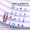 Coloridos Diamantes de Imitación Hot-Bottomed para Uñas Joyería de Diamantes Planos Accesorios para Uñas de Forma Especial DIY Accesorios para Ropa Accesorios Lavables