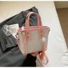 Bolsa Portátil de Design de Nicho 2025 Bolsa Balde Feminina Estilo Nacional Nova Doce e Exquisita Bolsa Transversal de Ombro para o Dia a Dia