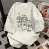 Camiseta de Manga Curta com Estampa de Letras Cartoon Design de Nicho para Mulheres Verão 2025 Casual Solta Versátil Top Chique