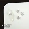 Accesorios de Arte para Uñas Serie Océano de Verano: Estrellas de mar, Conchas, Medusas Lujosas y Brillantes, Pedrería para Uñas Azul Océano Transparente