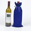 En stock Bolsa de Terciopelo Color Vino Tinto Bolsa de Regalo para Vino Bolsa para Cata a Ciegas de Vino Bolsa de Cordón de Alta Gama Bolsa para Botella
