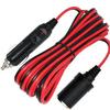 Cable de alimentación de 4 m para encendedor de cigarrillos de coche 16Awg/Spt-2 con conector bala enchufe hembra cable de extensión para uso vehicular