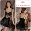 Pijama Sexy de Lujo Ligero Guiruo Suave de Terciopelo Fruncido con Almohadilla para el Pecho Talla Grande Camisón de Tirantes Ropa de Abrigo Traje de Mujer 4769