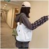 Bolsa Tote de Grande Capacidade, Bolsa para Deslocamento, Bolsa Satchel de Ombro de Lona, Bolsa Feminina, Cor Pura, Estilo Simples Transfronteiriço, Bolsa Estudantil para Aulas Particulares