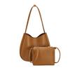 Bolso de Moda para Mujer 2025 Nuevo Elegante Simple Color Sólido Bolso de Hombro para Viajero Versátil Bandolera Moderna