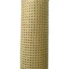 Material de Mimbre Personalizado Imitación Natural Hexagonal Octagonal Ojo Techo Mueble Armario Puerta Decoración Tejido de Malla de Mimbre Hecho a Mano