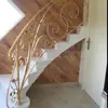 Pasamanos de Escalera Artesanales de Hierro Forjado Estilo Europeo, Pasamanos Metálicos de Hierro para Casa, Barandillas Giratorias de Hierro, Escaleras Pintadas