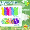 Tarjeta de Pascua decorativa impermeable para exteriores con diseño de huevo de Pascua de Amazon 2025