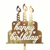 Decoración de Pastel de Cumpleaños Estilo Ins Transfronterizo Inserto para Pastel de Cumpleaños Suministros para Fiesta Inserto para Pastel