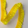 Fábrica de Origen Tela Elástica de Encaje Fruncido Plisado de 1.5 cm para Ropa de Muñecas y Disfraces Lolita