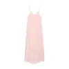 Vestido Midi de Tul Rosa Esponjoso de Verano para Mujer Estilo Europeo y Americano 1883