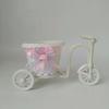 Triciclo colorido cesta de flores cesta de frutas linterna de boda cesta de triciclo juguete de bicicleta decoración cesta de flores al por mayor