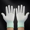 Guantes Finos de Protección Laboral con Palma Recubierta, Resistentes al Desgaste, Duraderos, Transpirables, Libres de Polvo, Guantes Especiales con Dedos Recubiertos Antiestáticos de Fábrica al por Mayor