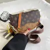Moda Transfronteriza Estampado Retro Bolso Pequeño Versátil para Mujer 2026 Nuevo Estilo Bolso de Hombro Cruzado de Alta Gama para Viajes