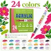 Marcadores acrílicos líquidos directos de punta suave populares, 120 colores, diseño sin presión, para arte estudiantil y dibujo a mano, al por mayor