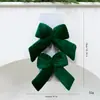 Adorno Colgante de Lazo Navideño de Amazon Decoración de Árbol de Navidad de Tela Diseño de Escena Navideña Lazo