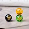 Accesorios de joyería: Oro, Madera, Agua, Fuego, Tierra, Ágata Negra y Roja, Patrón de Matriz Bagua Tai Chi, Accesorios para Pulsera de Joyería, Patrón Tai Chi de Ágata