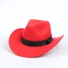 Sombrero de Lana de Caballero Otoño e Invierno Europeo y Americano Transfronterizo Sombrero de Jazz Metálico para Hombres y Mujeres Sombrero de Panamá Deformado Sombrero Vaquero