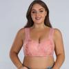 Nuevo Estilo Sujetador de Cierre Frontal para Mujeres de Mediana Edad y Mayores, Sujetador de Encaje sin Aros Estilo Chaleco Tallas Grandes Venta al por Mayor