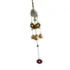 Campana de Metal Dragón y Fénix Campana de Viento Colgante Vintage Chino Hecho a Mano Decoración para Exteriores y Hogar Campana de Cobre de Imitación Regalos Colgantes