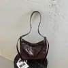 2026 Nuevo Bolso Suave de Cuero con Cera de Aceite Estilo Desgastado para Mujer de Gran Capacidad Bolso de Hombro Cruzado Bolso Tote Estilo Perezoso Japonés
