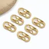 Acessórios de Joias Transfronteiriços Aço Inoxidável 12mm/16mm Fivela em Forma de S Oito Conector de Pulseira Colar Fivela de Fixação de Bagagem Fivela de Liberação Rápida