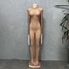 Malla elástica de pedrería de alta gama de origen transfronterizo personalizada Europa, América y África vestido sexy ajustado en stock