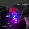 Adornos Creativos de Avión Pequeño Luminoso con Energía Eólica Juguetes de Descompresión Curativos para Niños Suministros de Decoración para Bicicletas y Coches