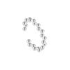Anillo Beanie de Plata Esterlina s925 Anillo Femenino Diseño Nicho ins Geometría Minimalista Cuenta Redonda Irregular Anillo Abierto