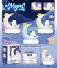 Procesamiento y Personalización de Muñecos de Dibujos Animados Luz de Noche Luna Dormitorio de Estudiante Habitación Mesita de Noche Lámpara de Mesa Pequeña Regalo de Cumpleaños Venta al por Mayor