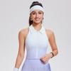 Caijue Ropa de Tenis Conjunto de Fitness para Mujer Bádminton Deportes al Aire Libre Top Cuello Solapa Falda para Correr Conjunto Deportivo