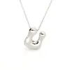 Amazon Caliente 18k Globo Dorado Burbuja Lindo Gordito 26 Colgante de Alfabeto Inglés Collar Mujer