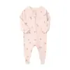 Mameluco Tipo A para Bebé Recién Nacido, Cremallera Bidireccional de Algodón, Traje de Gateo para Bebé Niño y Niña, Ropa Interior para Primavera y Otoño, Mangas Largas