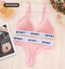 Conjunto de Sutiã Push-up de Renda Sexy Transfronteiriço para Mulheres Desejo Puro Sem Aro Costas Bonitas Camisola Conjunto de Lingerie Sexy