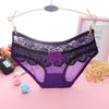 Bragas de tentación de malla transparente de encaje sexy de venta caliente para damas bragas de perspectiva ultrafinas al por mayor 3223